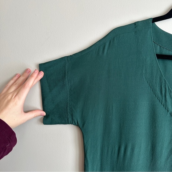 Madewell Green Shift Shirt Dress XS - Picture 4 of 11